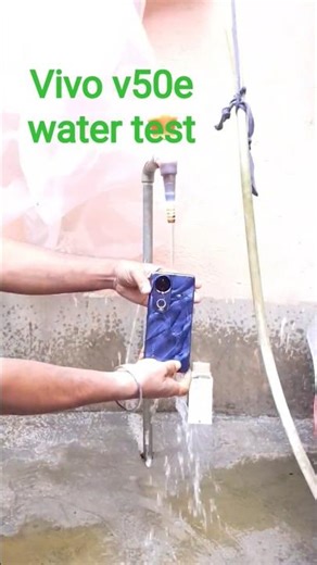 vivo v50e water 💦 test #vivo #v50e