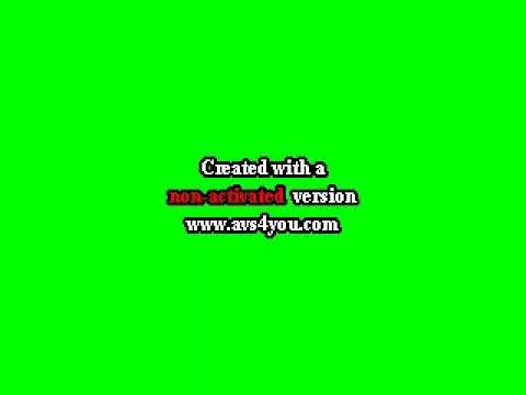 AVS Video Editor Old WaterMark Logo Green Screen Colors Only