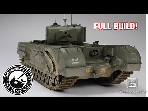 I BUILT A MODEL FOR THE TANK MUSEUM!!! AFV Club 1/35 Churchill MK VI Tank Model, Full Build.