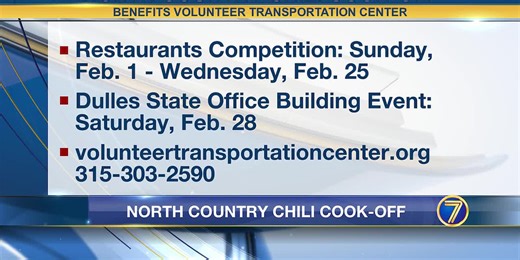 Time to sign up for North Country Chili Cook-Off