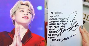BTS Jimin Sends A Signed BTS Album To His Predebut Dance Studio