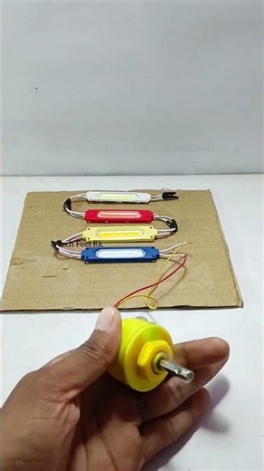 Simple Electricity Generator Project #shorts #experiment