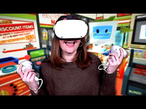 WE DO ANYTHING IN THE SUPERMARKET! JOB SIMULATOR VR OCULUS META QUEST 2
