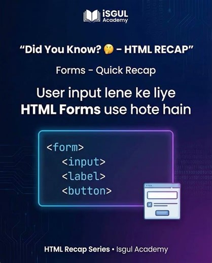 Recap HTML in 20 Seconds