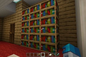 What are the uses of bookshelves in Minecraft?