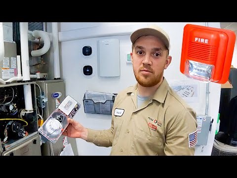How to install fire alarm shutdown system to regular furnace or HVAC