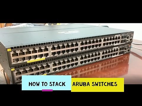 Aruba Switch Stacking using 2930M - Step by Step w Real Gear