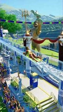 ⚠️ WARNING! Stay Away From This Waterslide! 💦✨ Planet Coaster 2 #Shorts, #PlanetCoaster2 #WaterSlide
