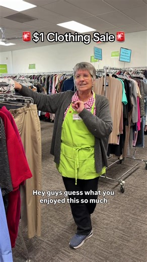 $1 clothing sale! One day only! Saturday, February 21st!