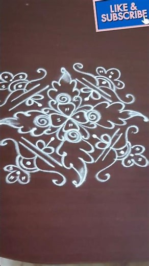 Daily simple rangoli🌺 kolam🌸🌺 begginers rangoli🌺