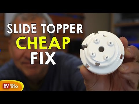Worn Out RV Slide Topper Repair for $20