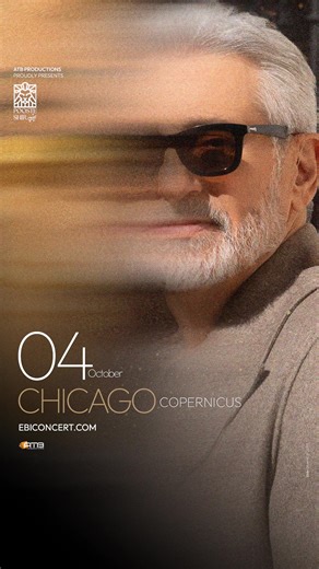 Ebi returns to Chicago for one unforgettable night – October 4, 2025. Experience the timeless voice of Aghaye Seda live in concert. | Ebi