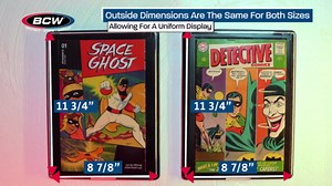 BCW Comic Frame with UV Protection | Display Case Showcase | Silver Age, 3 Pack