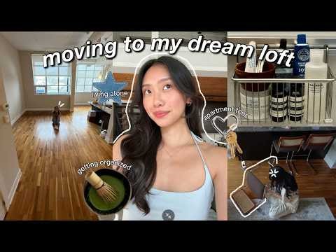 i found my DREAM apartment 🔑 empty apt tour, settling in, new year routines & moving vlog