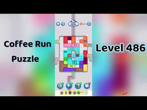 ☕ Coffee Run Puzzle Level 486 Walkthrough 🔍 | Coffee Run Level 486