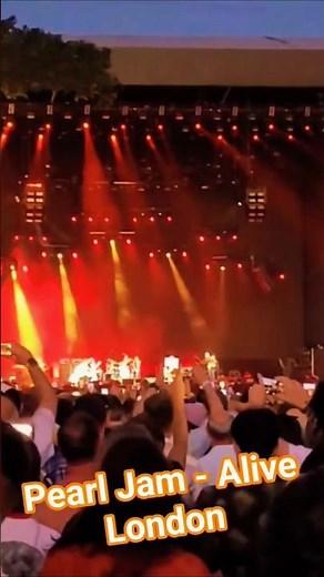 Pearl Jam Alive Hyde Park London 09.07.22 #live #pearljam #music #rock #concert #guitar #sun #fun