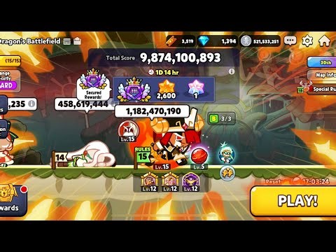 Cookie Run Ovenbreak Dragon's Battlefield Breakout All Epics Combi 9.874B