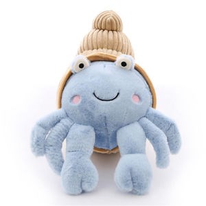 [Hot Item] OEM Custom Made Soft Stuffed Sea Animal Toy Cute Hermit Crab Plush
