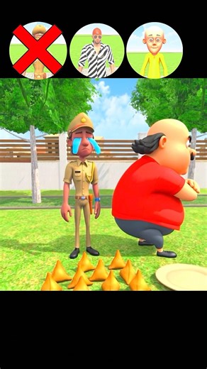 Motu Samosa Eating Challenge 😱 In Indian Theft Auto Simulator All Character 💥 #shorts #gaming #viral