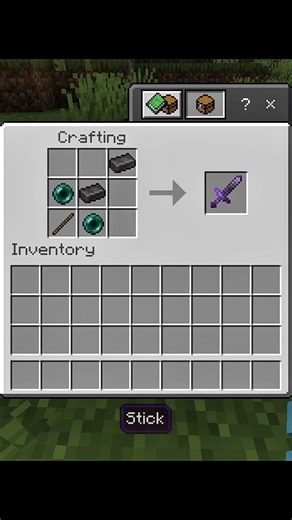How To Craft enchanted sword #minecraft #aestheic #minecraftshorts