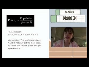 Huntington-hill Method Presentation by the Group 6