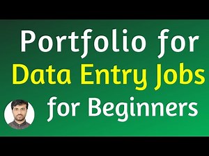 How to Create a Portfolio for Data Entry - Copy Pasting Jobs as a Beginner - Rh Tech