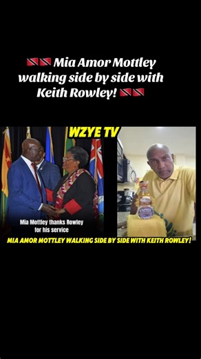 Mia Amor Mottley and Keith Rowley Walk Together