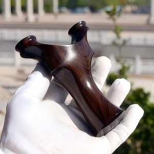 Ebony Solid Wood Professional Slingshots for Adult Flat Rubber Bands Baoya Fork | eBay
