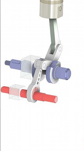Variable compression ratio engine #mechanism #3dprinting #machine
