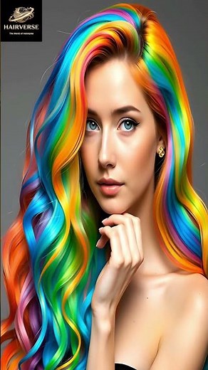 Top 10 Rainbow & Multicolor Hairstyles 2025 🌈 | Vibrant Hair Color Trends You’ll Love!