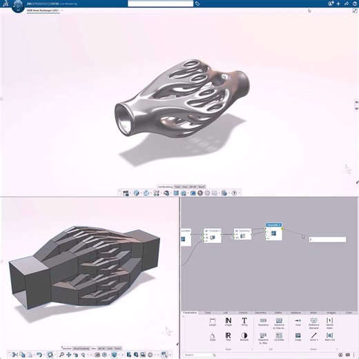 How to capture knowledge and simplify complex engineering tasks? Did you already try algorithmic design on CATIA Visual Scripting? Tell us in comments #3DEXPERIENCE | CATIA