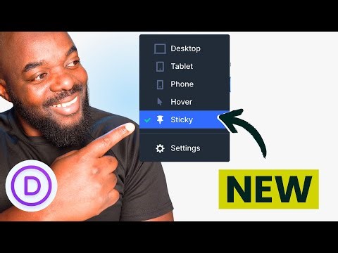 Divi 5 - New Sticky Feature