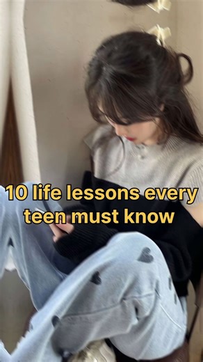10 life lesson every teen must know ✨️. start now thank yourself later. #confidencewins #aesthetic