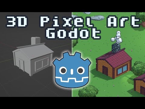 Godot 3D Pixel Art Experiment (Source Included)