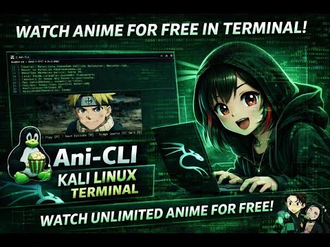 Anime kaise dekhe free me 😁 || for kali linux user using ani-cli tool