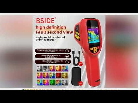 BSIDE New Thermal Imager Handheld Thermometer -20~550C 15 Disc PC Analysis Software Water Leak & Flo