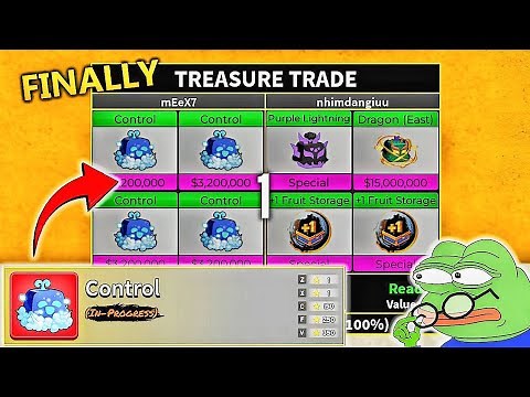 Trading Guide for control rework | Blox Fruit