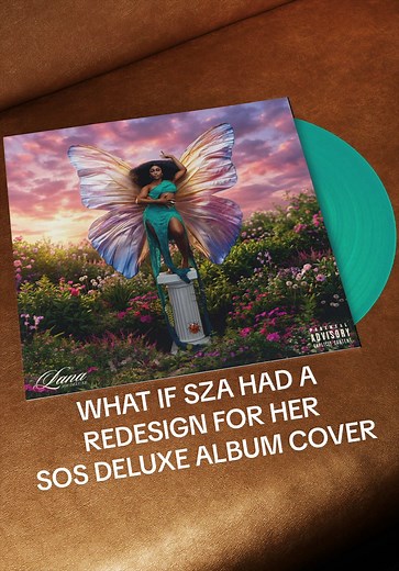 SZA's SOS Deluxe Album Cover Redesign