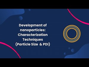 Development of nanoparticles-Characterization techniques (Particle Size and Polydispersity Index)