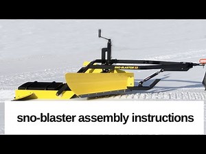 SNO-Blaster 33 Assembly Instructions