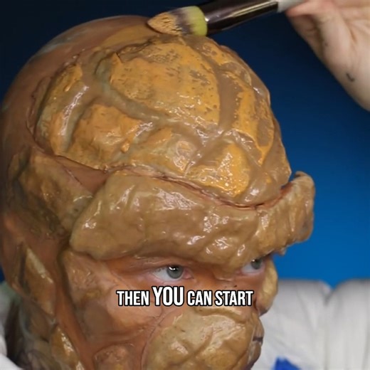 "It's clobberin' time!" 💥 I'm taking on one of Marvel’s most iconic heroes, The Thing! This full SFX transformation shows the process behind bringing Ben Grimm to life. | Jo Steel