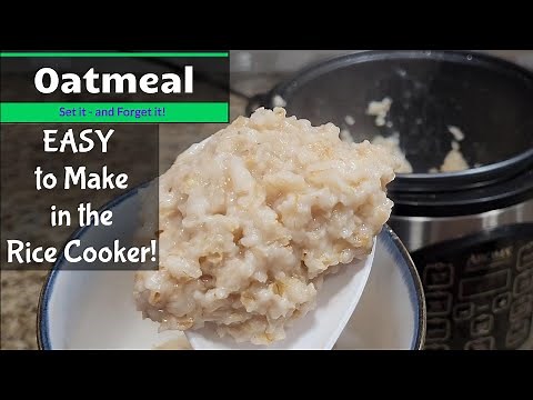 Aroma Rice Cooker OATMEAL Perfect Every Time