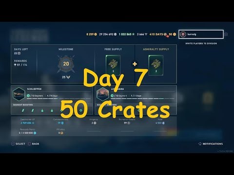 World of Warships: Legends - 50 crates Shield of Troy Day 7