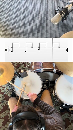 4 easiest halftime drum beats for beginners #basicdrumlessons #halftime #drumbeats #learndrums