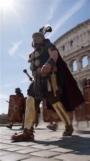 Roman Legion Marches on the Colosseum! ⚔️ #rome #romanempire #history #legion #wariors #empire