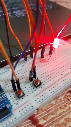 Xnor gate using Arduino UNO 😀😀👍 #arduino #arduinoproject #viralshorts #trandingshorts #youtube #like