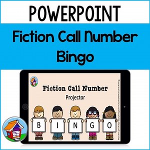 Library Skills -- Fiction Call Number Bingo in PowerPoint™