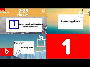 Battery low/battery empty alert collection