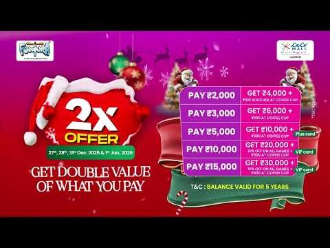 Double the Fun This New Year at Funtura 🎄 | 2X Play Value Offer