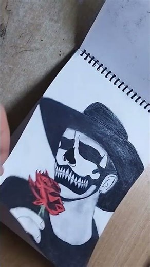 GOKU REALISTIC SKETCH 🔥🥵 #art #anime #editor #drawing #freestyle #animecharacter #evilgoku #art